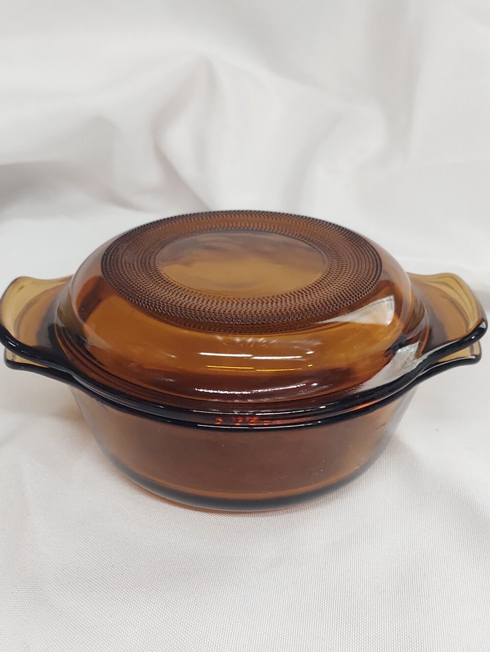 Vintage Anchor Hocking Fire-King 472 Amber Glass 12 oz Mini Casserole Dish